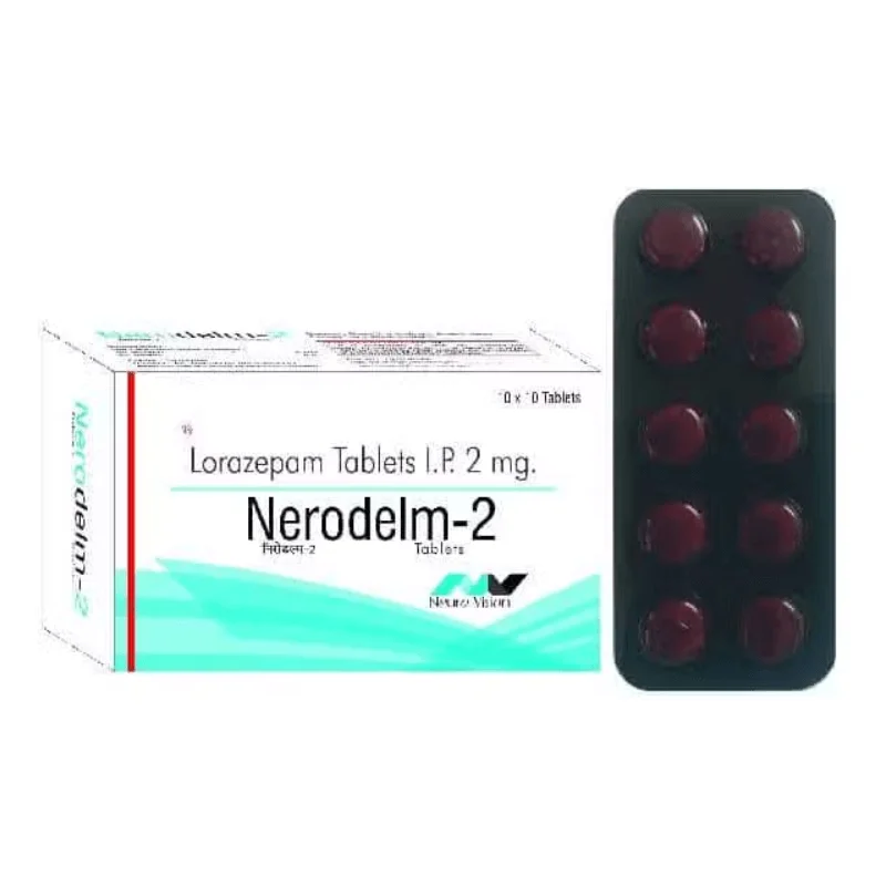 Lorazepam 2mg Tablets – Anxiety and Stress Relief Medication