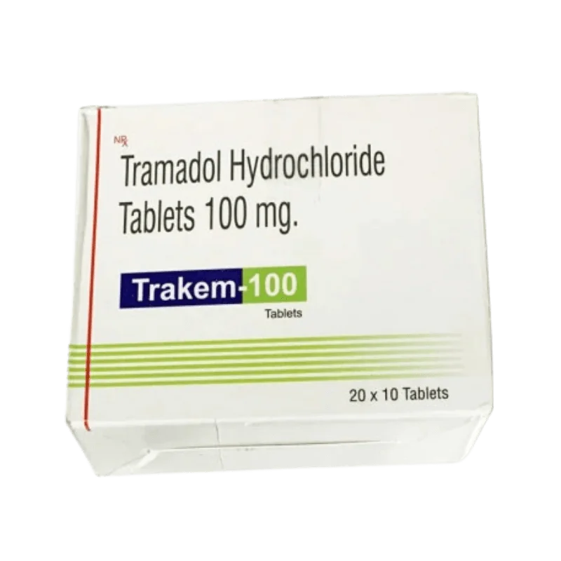 Tramadol Hydrochloride 100mg extended-release tablets in blister packaging, prescribed for managing moderate to severe chronic pain.