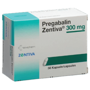Pregabalin Milpharm 300 mg hard capsule: orange cap and white body, size '0' gelatin capsule imprinted with 'Z' on the cap and '17' on the body in black ink, containing white to off-white granular powder.